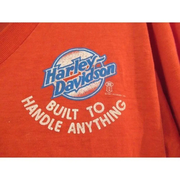 Harley Davidson T-Shirt 1987 Reno Nevada Womens  Large Vintage - Picture 3 of 10